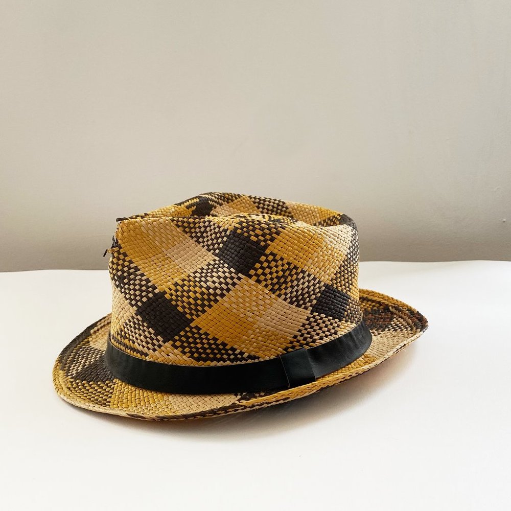 STRAW FEDORA Handmade from Ecuador